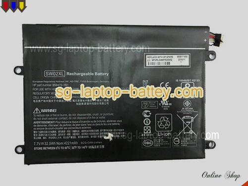 HP HSTNNLB7N Battery 4221mAh, 33Wh  7.7V Black Li-ion