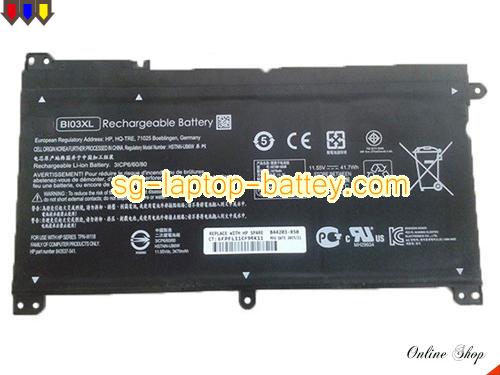 HP HSTNNUB6W Battery 3470mAh, 41.7Wh  11.55V Black Li-ion