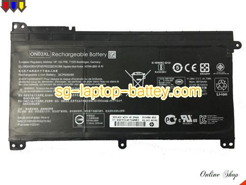 HP HSTNNUB6W Battery 3470mAh, 42Wh  11.55V Black Li-ion