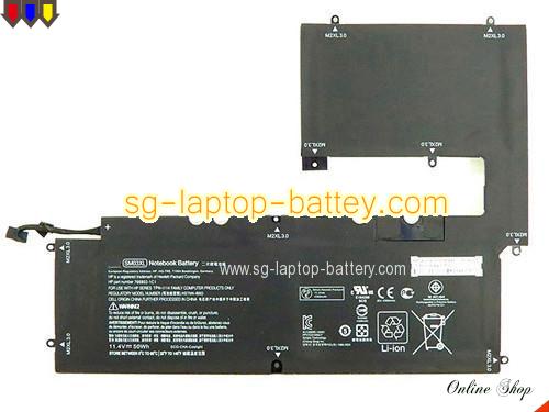 Genuine HP Envy x2 15c020nf Battery For laptop 4380mAh, 50Wh , 11.4V, Black , Li-ion