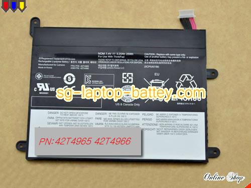 LENOVO 42T4964 Battery 25Wh, 3.25Ah 7.4V Black Li-Polymer