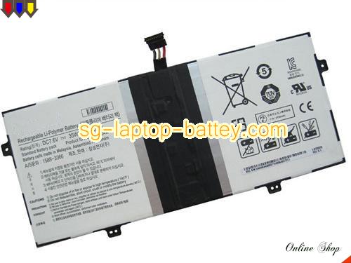 Genuine SAMSUNG 930X2KK02 Battery For laptop 4700mAh, 35Wh , 7.6V, White , Li-ion