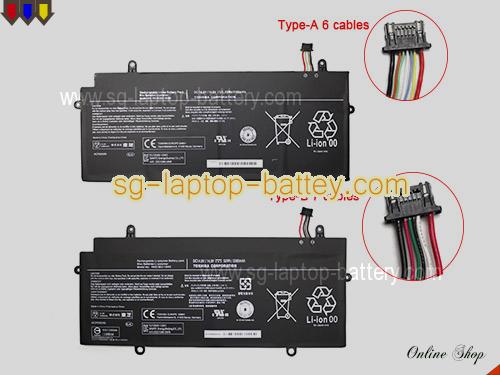 Genuine TOSHIBA Z30A12U Battery For laptop 3380mAh, 52Wh , 14.8V, Black , Li-ion