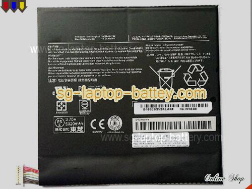 Genuine TOSHIBA Encore 2 WT10-A-103 Battery For laptop 5820mAh, 22Wh , 3.75V, Black , Li-ion