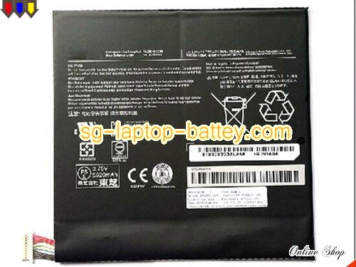 Genuine TOSHIBA 2WT10A103 Battery For laptop 5820mAh, 22Wh , 3.75V, Black , Li-ion