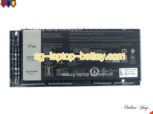 DELL DWG4P Battery 8700mAh, 97Wh  11.1V Black Li-ion