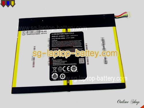 Genuine CLEVO prestigio multipad visconte 2 Battery For laptop 6400mAh, 24Wh , 3.7V, Black , Li-ion