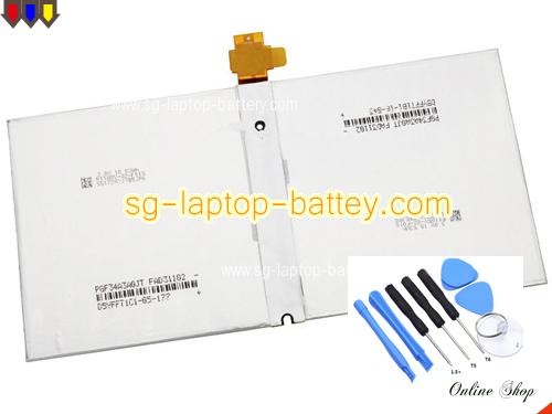 MICROSOFT Surface pro 4 1724 Replacement Battery 5087mAh, 38.2Wh  7.5V Sliver Li-ion