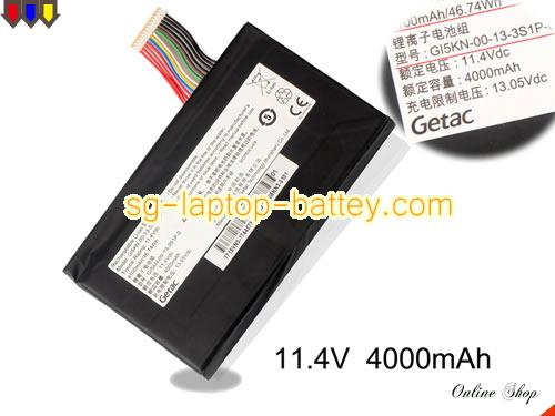 HASEE GI5KN-00-13-3S1P-0 Battery 4100mAh, 46.74Wh  11.4V Black Li-ion