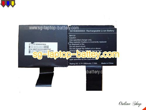 GETAC MH132 Battery 2060mAh, 7.7Wh  3.7V Black Li-ion