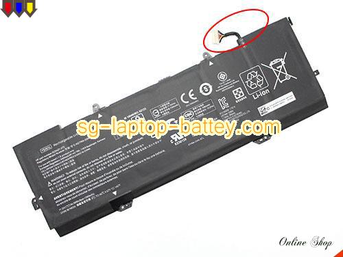 Genuine HP Spectre x360 15t-bl100 Battery For laptop 7280mAh, 84.08Wh , 11.55V, Black , Li-Polymer