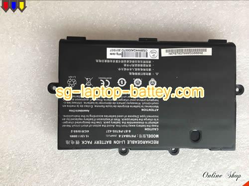 CLEVO P870 DM3 Replacement Battery 6000mAh, 89Wh  15.12V Black Li-ion