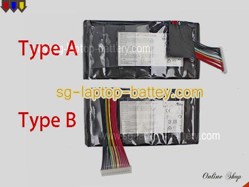 MSI GT80 2QE034CN Replacement Battery 5225mAh, 75Wh  14.4V Black Li-ion