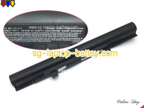 Genuine MEDION A41-D15 Battery For laptop 2600mAh, 37Wh , 14.52V, Black , Li-ion