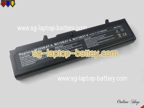 CLEVO M300N Replacement Battery 4400mAh 11.1V Black Li-ion