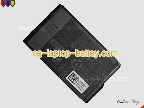 Genuine DELL Latitude 7212 Battery For laptop 4684mAh, 35.6Wh , 7.6V, Black , Li-ion