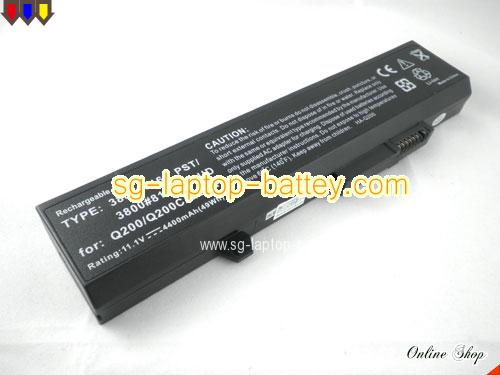 AVERATEC Q220C Replacement Battery 4400mAh 11.1V Black Li-ion