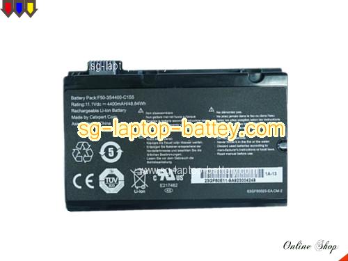 HASEE L430T Replacement Battery 4400mAh 11.1V Black Li-ion