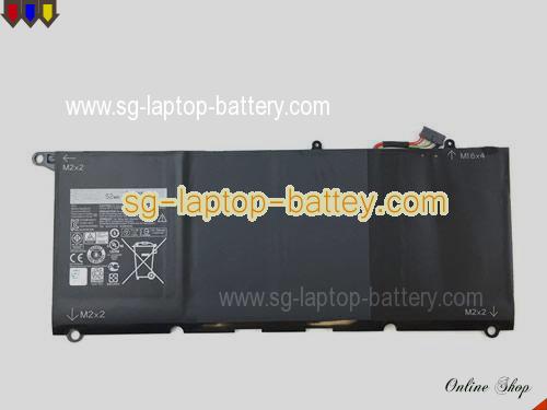 DELL JHXPY Battery 52Wh 7.4V Black Li-Polymer