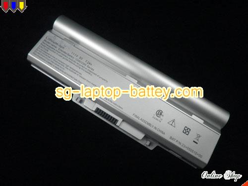 Genuine PHILIPS Freevents X59P Battery For laptop 7200mAh, 7.2Ah, 11.1V, Silver , Li-ion