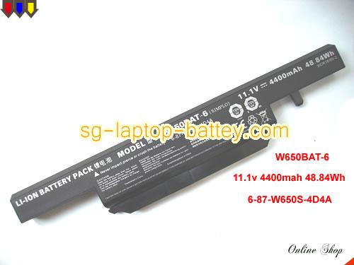 Genuine HASEE K750D Battery For laptop 4400mAh, 48.84Wh , 11.1V, Black , Li-ion