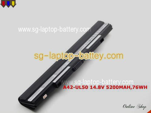 Genuine ASUS UL80VT Battery For laptop 5200mAh, 14.8V, Black , Li-ion