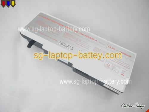 Genuine CLEVO TN120 Series Battery For laptop 2400mAh, 14.8V, Black and White , Li-ion