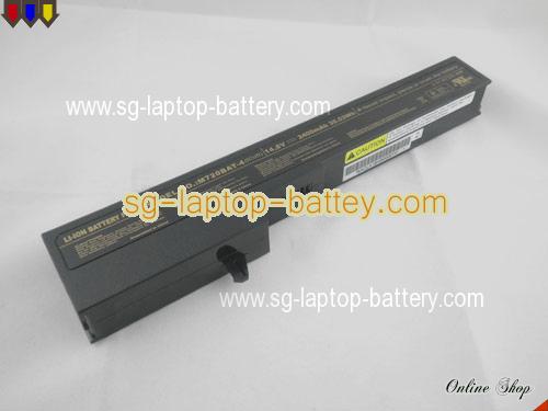 Genuine CLEVO MobiNote M720R Battery For laptop 2400mAh, 14.8V, Black , Li-ion