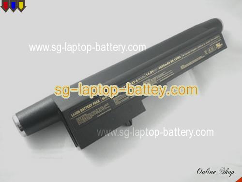 CLEVO MobiNote M720R Replacement Battery 4400mAh 14.8V Black Li-ion