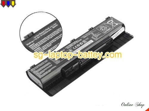 ASUS A32N56 Battery 5200mAh, 56Wh  10.8V Black Li-ion