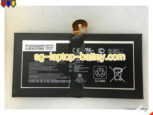 Genuine HP View Pro Tablet 608 G1 Battery For laptop 5525mAh, 21Wh , 3.8V, Black , Li-Polymer