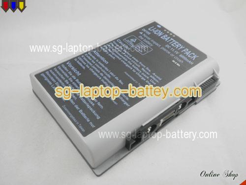 CLEVO D630S Replacement Battery 6000mAh 11.1V Grey Li-ion