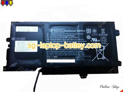 Genuine HP Envy 14-k019tx Battery For laptop 50Wh, 11.1V, Black , Li-ion