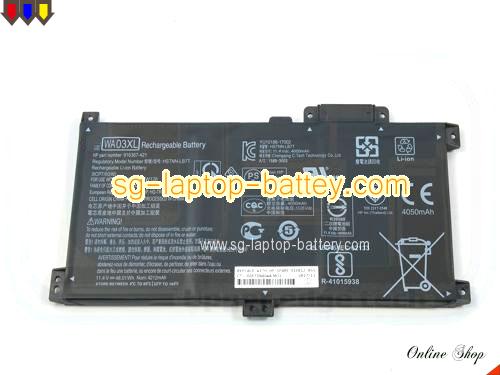 Genuine HP Pavilion X360 15-BR012NO Battery For laptop 4212mAh, 48.01Wh , 11.4V, Black , Li-Polymer