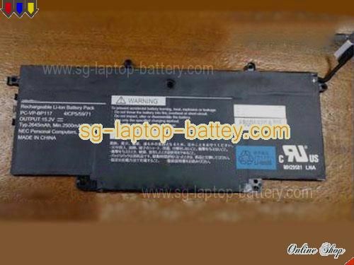 NEC PCVPBP117 Battery 2500mAh 15.2V Black Li-Polymer