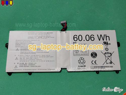 Genuine LG Gram 15Z970 Battery For laptop 7800mAh, 60.06Wh , 7.7V, White , Li-Polymer