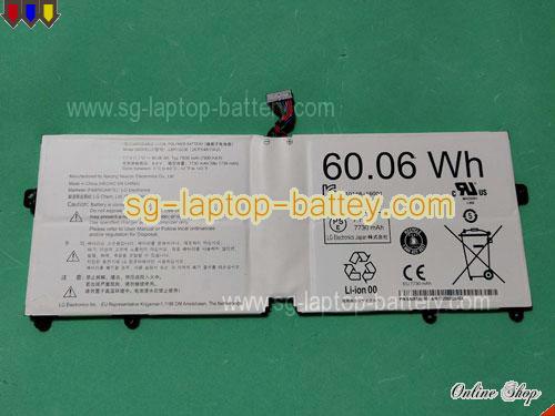 Genuine LG Gram 14Z970UAP71U1 Battery For laptop 7800mAh, 60.06Wh , 7.7V, White , Li-Polymer