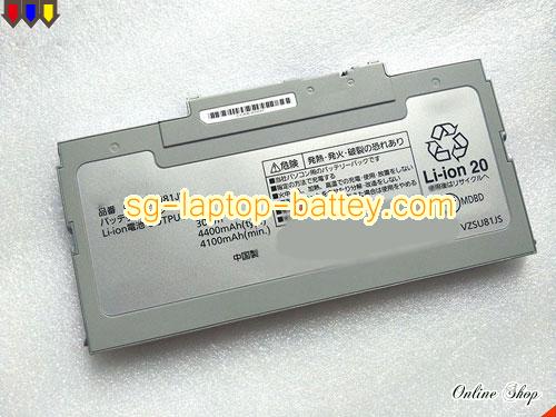 Genuine PANASONIC CFAX2 Battery For laptop 4400mAh, 7.2V, Sliver , Li-ion