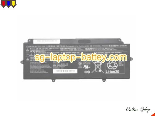 Genuine FUJITSU Lifebook U938 Battery For laptop 3490mAh, 50Wh , 14.4V, Black , Li-ion