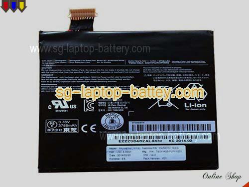 Genuine TOSHIBA WT8PE-B Battery For laptop 3788mAh, 14Wh , 3.7V, Black , Li-Polymer