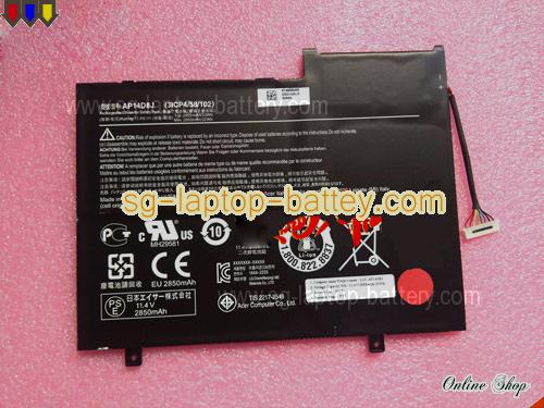 Genuine ACER Switch 11 SW5-171 Battery For laptop 2850mAh, 32Wh , 11.4V, Black , Li-Polymer