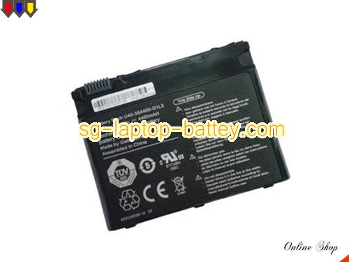 UNIWILL U40 Series Replacement Battery 4400mAh 10.8V Black Li-ion