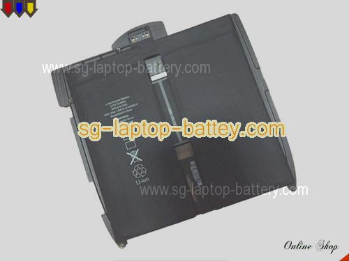 APPLE IPAD A1315 Replacement Battery 6600mAh, 24.8Wh  3.75V Black Li-Polymer