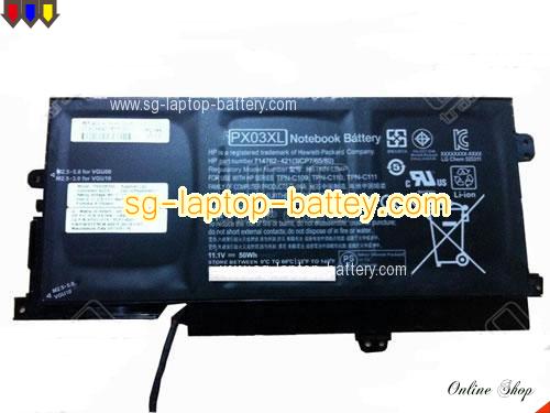 Genuine HP Envy 14-K048TX Battery For laptop 50Wh, 11.1V, Black , Li-ion