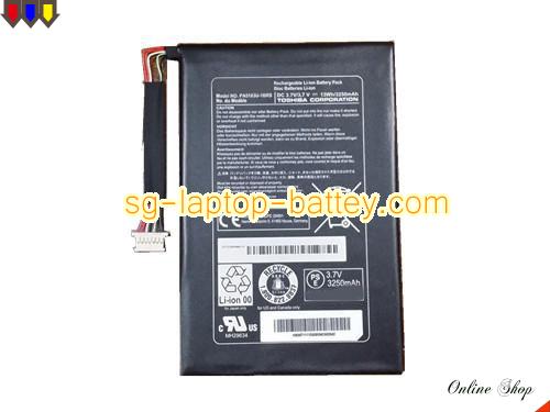 Genuine TOSHIBA Excite Go Mini 7Inch AT7C Battery For laptop 3250mAh, 13Wh , 3.7V, Black , Li-Polymer