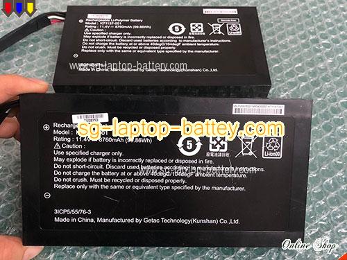 GETAC 3ICP5/55/76-3 Battery 8760mAh, 99.86Wh  11.4V Black Li-Polymer