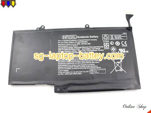 Genuine HP 13-A000NA Battery For laptop 43Wh, 11.4V, Black , Li-ion