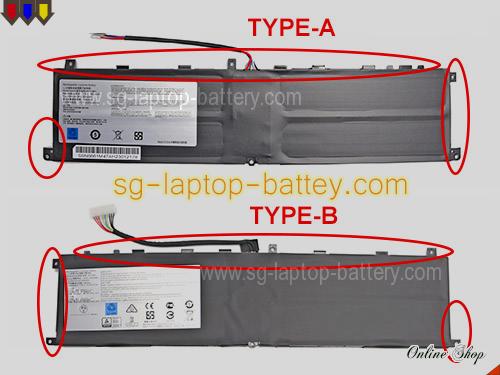 Genuine MSI GS65 8RE-014CN Battery For laptop 5380mAh, 80.25Wh , 15.2V, Black , Li-Polymer