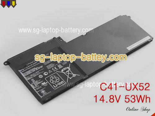 Genuine ASUS UX52 Battery For laptop 53Wh, 14.8V, Black , Li-Polymer