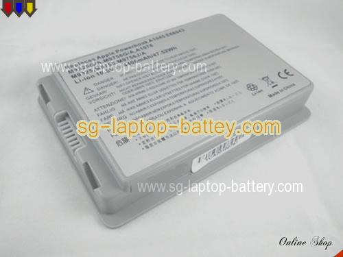 APPLE PowerBook G4 15 M9422LL/A inch Replacement Battery 5200mAh 10.8V Grey Li-ion